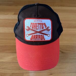Fast & Furious Toretto's Garage Hat Cap Brown Orange